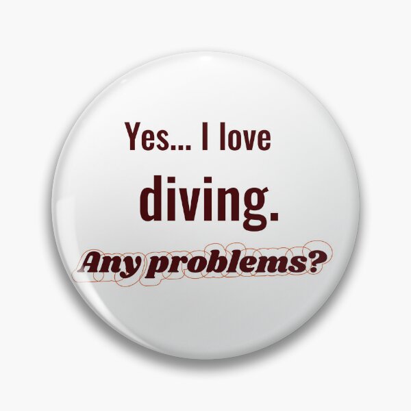 Item preview, I love Diving designed and sold by cooldesignsalot.