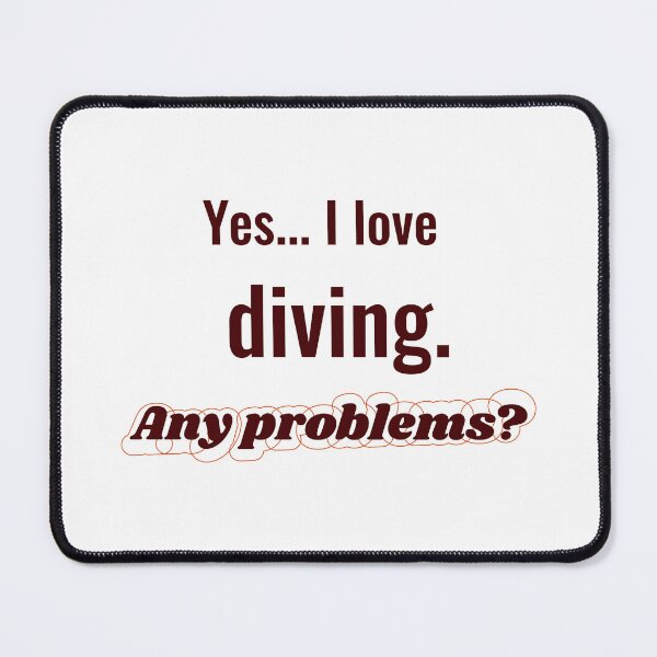 Item preview, I love Diving designed and sold by cooldesignsalot.