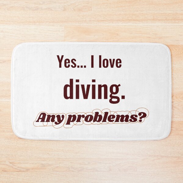 Item preview, I love Diving designed and sold by cooldesignsalot.