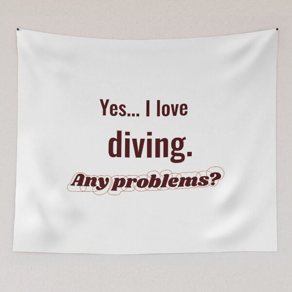 Item preview, I love Diving designed and sold by cooldesignsalot.