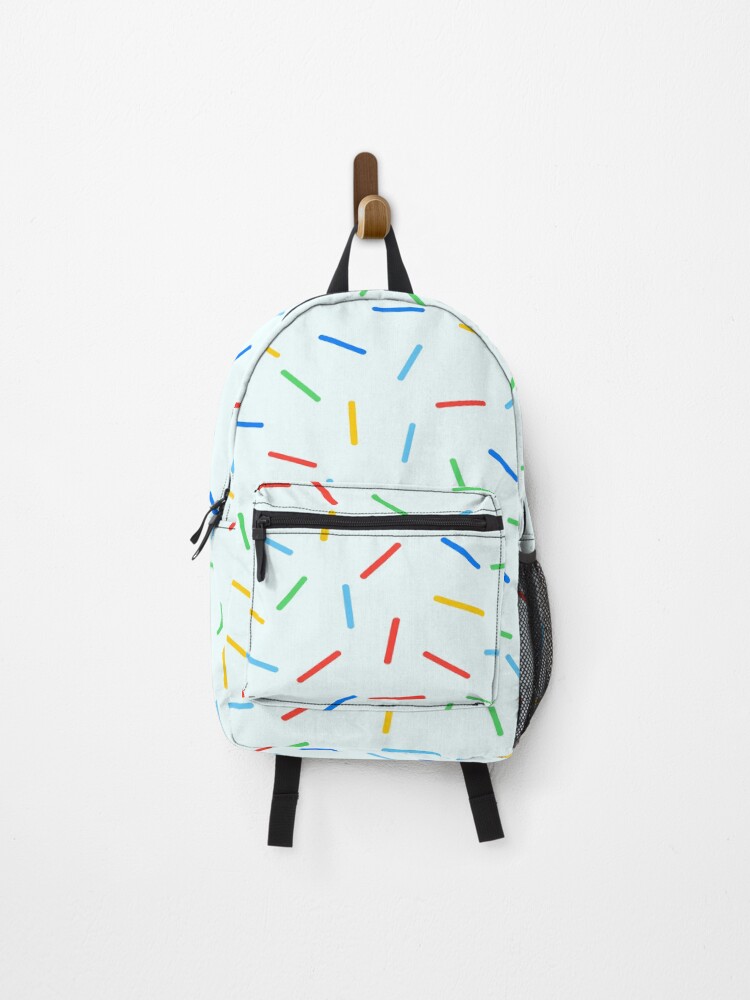 Thumbnail 1 of 3, Backpack, Colorful Memphis Pattern designed and sold by risingrocket.