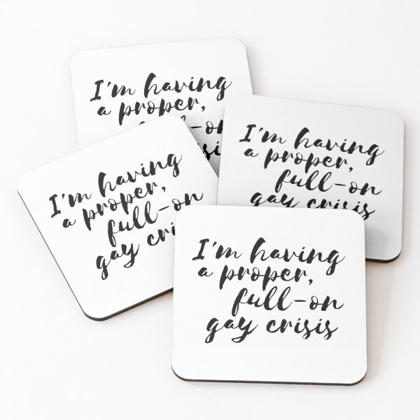 Item preview, Im having a proper full-on gay crisis funny heartstopper quote nick nelson tv designed and sold by emcazalet.