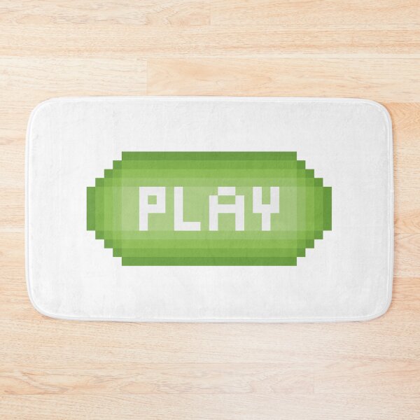 Item preview, pixel play button green designed and sold by therkmr.