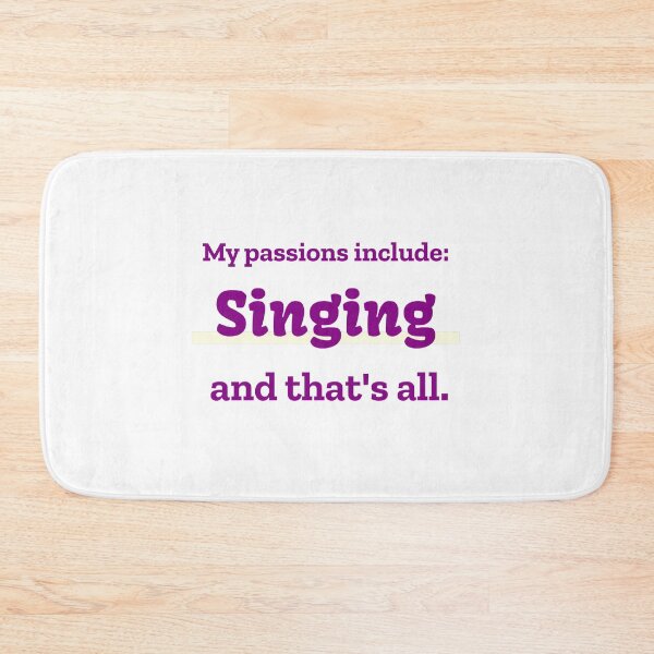 Item preview, Singing is my passion designed and sold by cooldesignsalot.