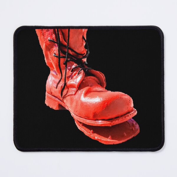 Item preview, Red Nightmare Boot, Leonardo Sacristá, Backroom Art  designed and sold by The Sr Corchea Backroom Art.