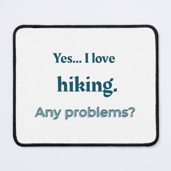 Item preview, I love Hiking designed and sold by cooldesignsalot.