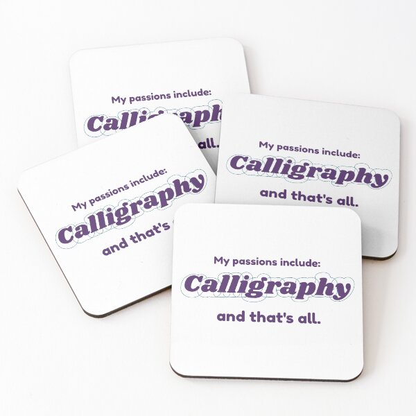 Item preview, Calligraphy is my passion designed and sold by cooldesignsalot.