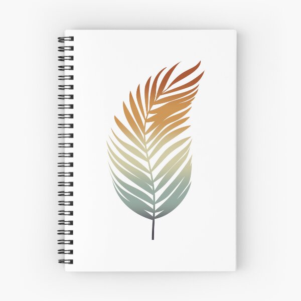 Item preview, Tropical Palm Leaf  - Retro Color Gradient - W04 designed and sold by AlfabetDesign.