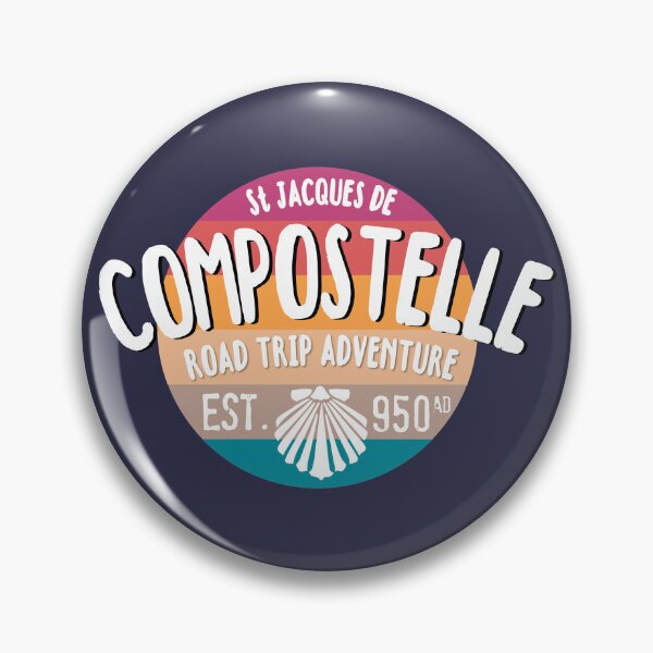 Item preview, Compostela pilgrimage t-shirt designed and sold by VUE-MER.