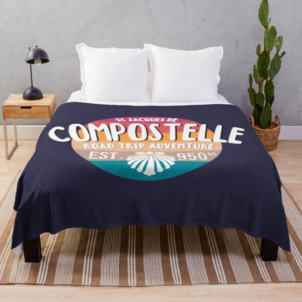 Item preview, Compostela pilgrimage t-shirt designed and sold by VUE-MER.