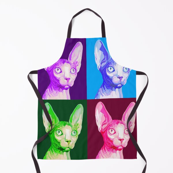 Item preview, Pop Art Sphynx Cat Portrait designed and sold by Deborah Camp.