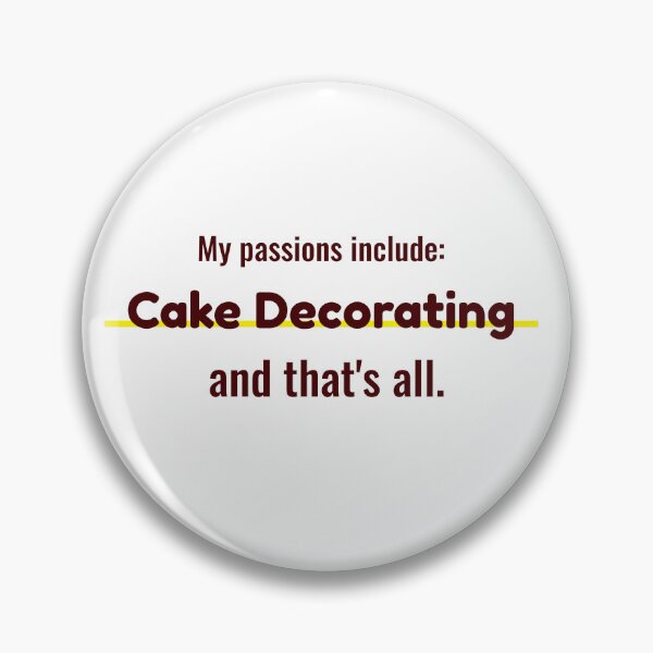 Item preview, Cake Decorating is my passion designed and sold by cooldesignsalot.