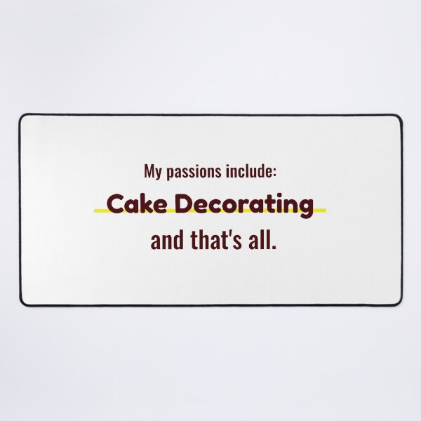 Item preview, Cake Decorating is my passion designed and sold by cooldesignsalot.