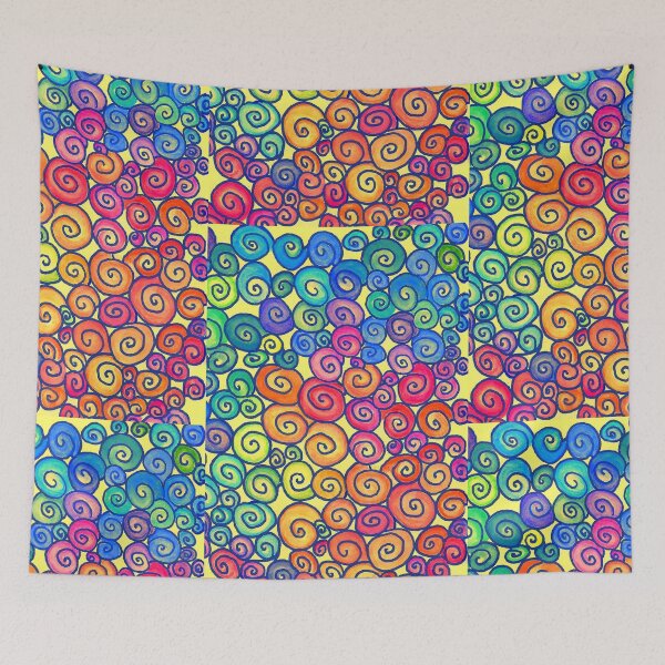 Item preview, Vibrant Spiral  Pattern  designed and sold by CarolineLembke.
