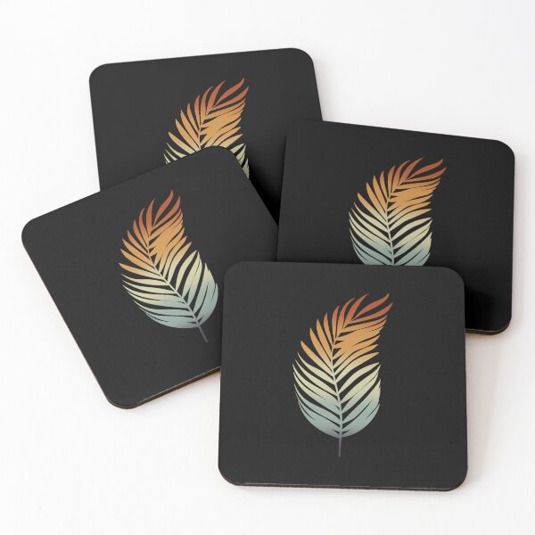 Item preview, Tropical Palm Leaf  - Retro Color Gradient - B04 designed and sold by AlfabetDesign.