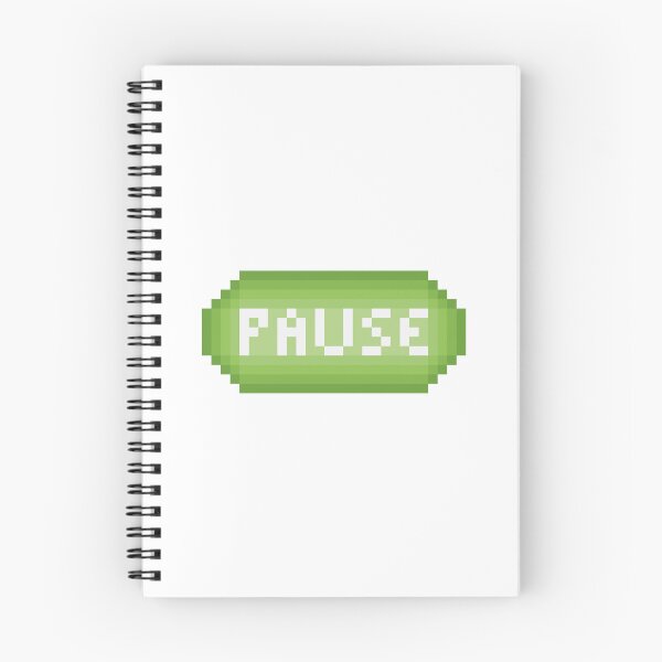 Item preview, pixel pause button green designed and sold by therkmr.