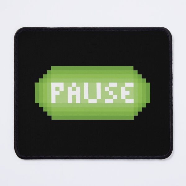 Item preview, pixel pause button green designed and sold by therkmr.