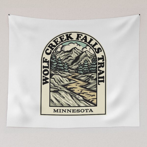 Item preview, Wolf Creek Falls Trail Minnesota hiking backpacking trail designed and sold by HalpinDesign.
