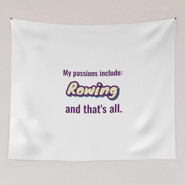 Item preview, Rowing is my passion designed and sold by cooldesignsalot.