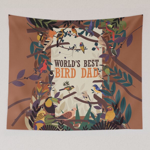 Item preview, Worlds Best Bird Dad designed and sold by chillaxcats.