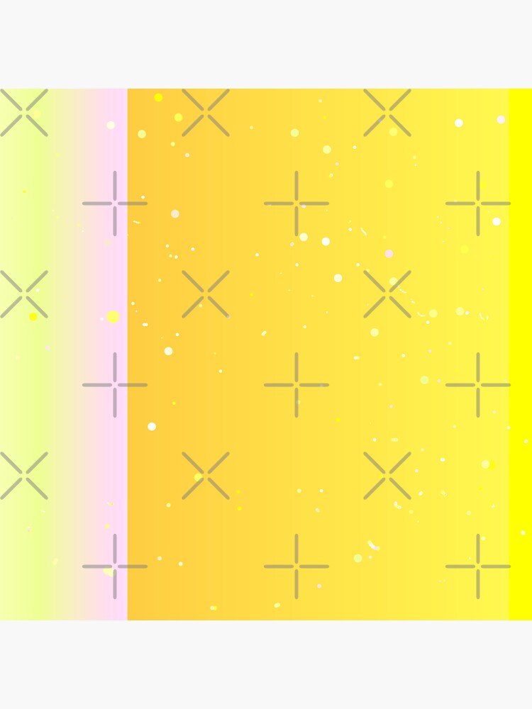 "Yellow and orange striped (daffodil color palette)" Sticker for Sale by lausn Redbubble