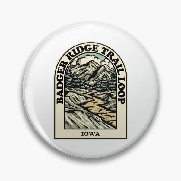 Item preview, Badger Ridge Trail Loop Iowa hiking backpacking trail designed and sold by HalpinDesign.