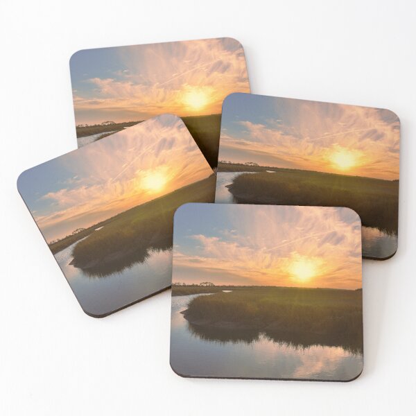 Item preview, Hunting Island South Carolina Marsh At Sunset designed and sold by LisaWootenPhoto.