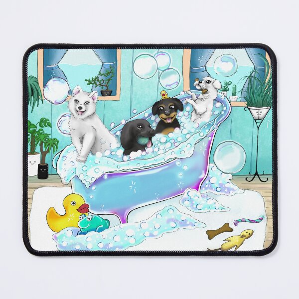 Item preview, Dogs Bath Time designed and sold by SkyfireArts.
