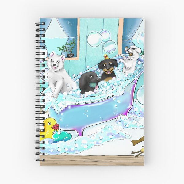 Item preview, Dogs Bath Time designed and sold by SkyfireArts.