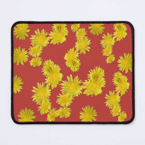 Item preview, fleurs de pissenlits sur aurora red designed and sold by AHELENE.