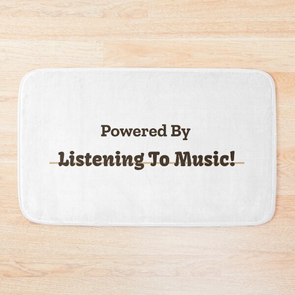 Item preview, Powered By Listening To Music designed and sold by cooldesignsalot.