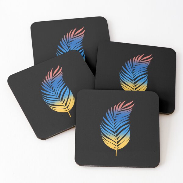 Item preview, Tropical Palm Leaf  - Retro Color Gradient - B05 designed and sold by AlfabetDesign.