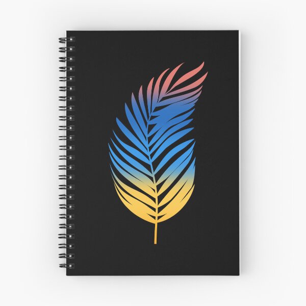 Item preview, Tropical Palm Leaf  - Retro Color Gradient - B05 designed and sold by AlfabetDesign.