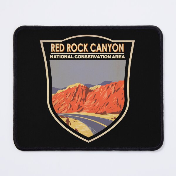 Item preview, Red Rock Canyon National Conservation Area Mojave Badge designed and sold by KrisSidDesigns.