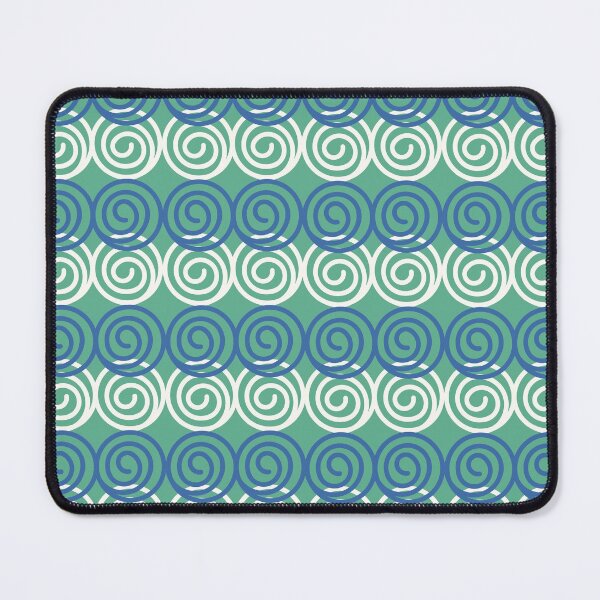 Item preview, Blue and White Swirling Spirals designed and sold by ckylin.