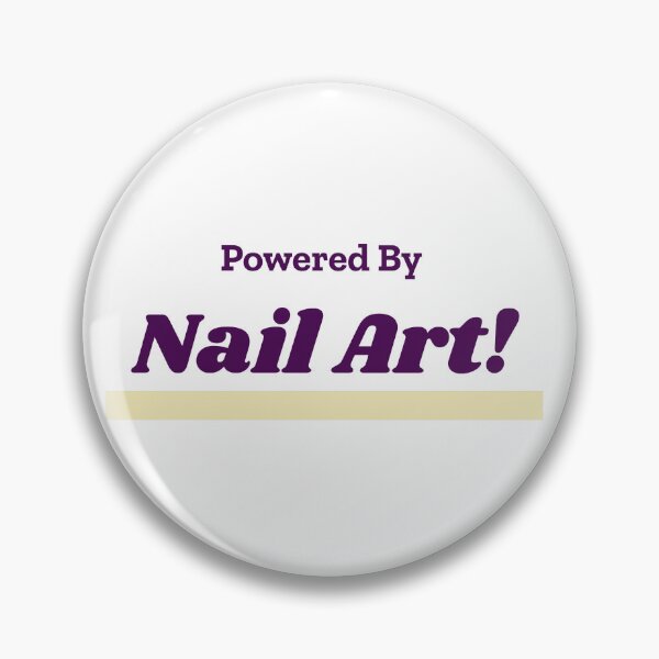 Item preview, Powered By Nail Art designed and sold by cooldesignsalot.