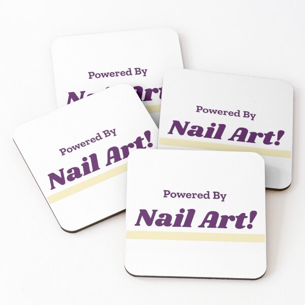 Item preview, Powered By Nail Art designed and sold by cooldesignsalot.