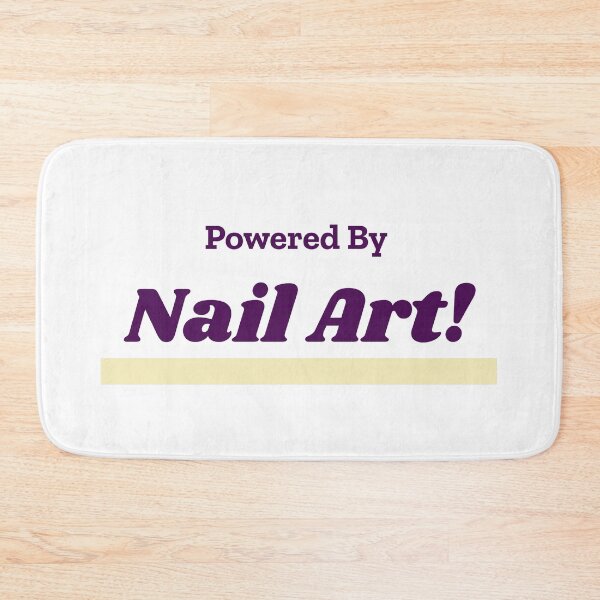 Item preview, Powered By Nail Art designed and sold by cooldesignsalot.