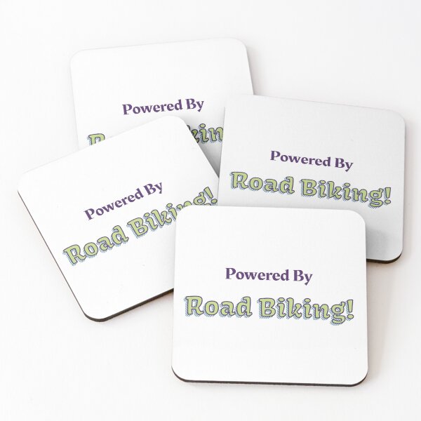 Item preview, Powered By Road Biking designed and sold by cooldesignsalot.