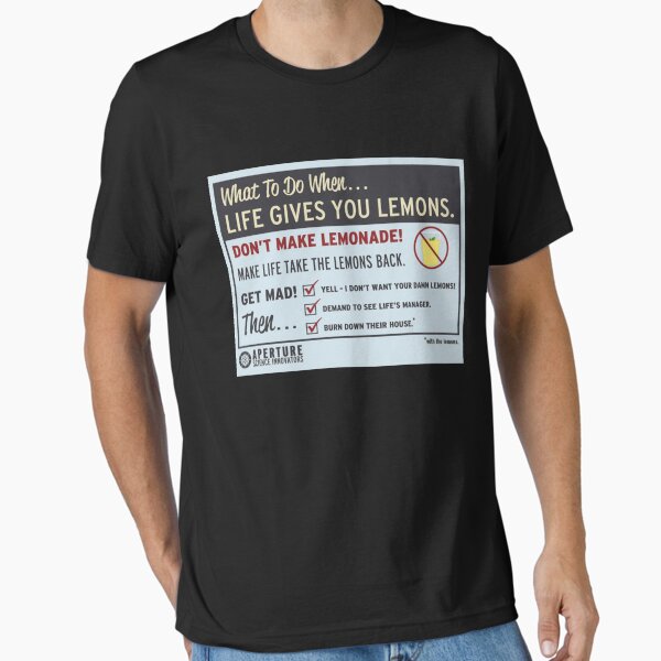 Item preview, Portail 2, Cave Johnson T-shirt designed and sold by JanAbrahamsson.