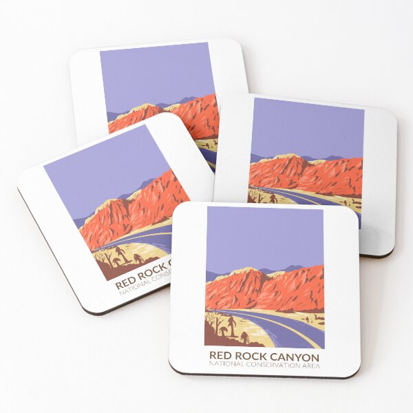 Item preview, Red Rock Canyon National Conservation Area Mojave Vintage designed and sold by KrisSidDesigns.