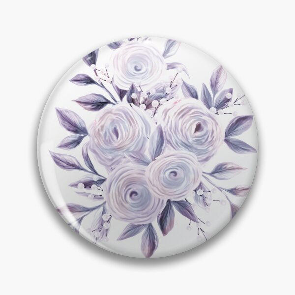 Item preview, Classy elegant pretty Purple Roses Bouquet Sticker  gift for wife gift for gilfriend gift for flower lovers for botanists gift for gardeners  designed and sold by GhostAmine.