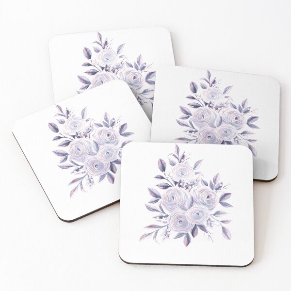 Item preview, Classy elegant pretty Purple Roses Bouquet Sticker  gift for wife gift for gilfriend gift for flower lovers for botanists gift for gardeners  designed and sold by GhostAmine.