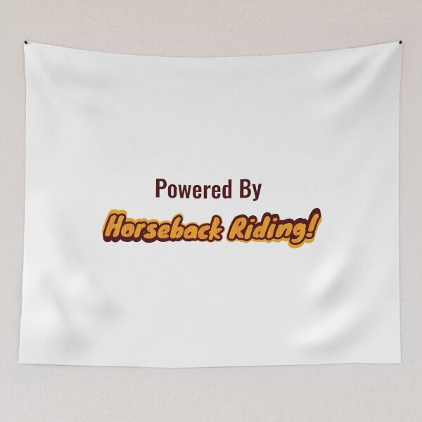 Item preview, Powered By Horseback Riding designed and sold by cooldesignsalot.