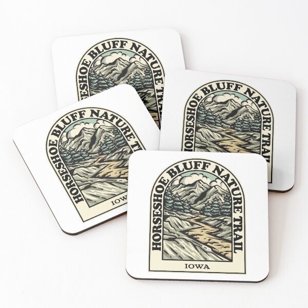 Item preview, Horsehoe Bluff Nature Trail Iowa hiking backpacking trail designed and sold by HalpinDesign.
