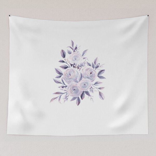 Item preview, Classy elegant pretty Purple Roses Bouquet Sticker  gift for wife gift for gilfriend gift for flower lovers for botanists gift for gardeners  designed and sold by GhostAmine.
