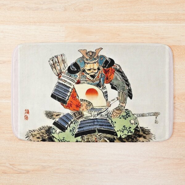 Item preview, the samurai in contemplation-japanese art designed and sold by 1andydesign.