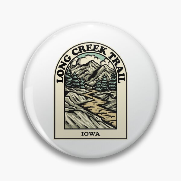 Item preview, Long Creek Trail Iowa hiking backpacking trail designed and sold by HalpinDesign.