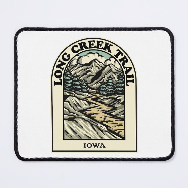 Item preview, Long Creek Trail Iowa hiking backpacking trail designed and sold by HalpinDesign.