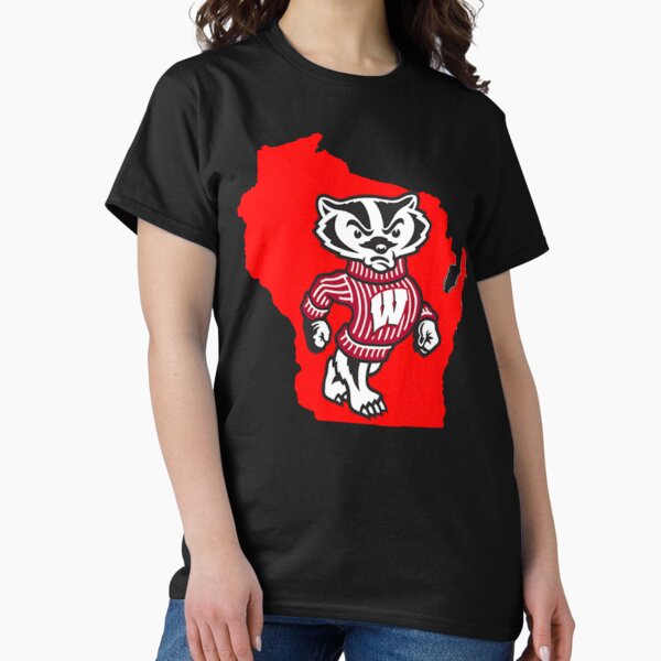 Vista previa del artículo con la obra «¡En Wisconsin! UW Madison Badger», diseñado y vendido por BougieStore.